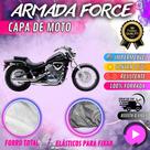 Capa para Moto HARLEY STREET BOB 100% Forrada Forro Total Armada Force 100% Impermeável Forro Total Protege Sol Chuva Poeira Lona Proteção Automotiva