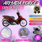 Capa para Moto HONDA BIZ 110i 100% Forrada Forro Total Armada Force 100% Impermeável Forro Total Protege Sol Chuva Poeira Lona Proteção Automotiva