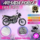 Capa para Moto HONDA CG 150 100% Forrada Forro Total Armada Force 100% Impermeável Forro Total Protege Sol Chuva Poeira Lona Proteção Automotiva