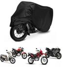 Capa Para Moto Impermeável PVC Super Resistente Protege Conta Sol Chuva Vento Opção Econômica 1 Peça