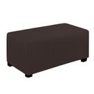 Capa para móveis Easy-Going Stretch Ottoman Large Chocolate