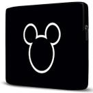 Capa para Notebook Mickey Com Bolso Preto