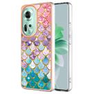 Capa para OPPO Reno 11 5G BIOPLJ Colorful Flowers Pattern