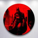 Capa para painel Super Heroi Morcego decoração festa infantil Menino tamanhos redondo mini grande
