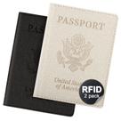 Capa para Passaporte VIDIVICI 2 Unidades com Bloqueio RFID e Espaços para Cartões