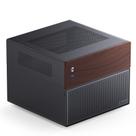 Capa para PC JONSBO N4 Black NAS Walnut Wood 8-Drive Bay Micro ATX