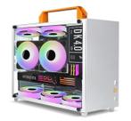 Capa para PC SharGwa K88s Matx, pequena e compacta, minitorre com GPU de 33,5 cm Capa para PC SharGwa K88s Matx, pequena e compacta, minitorre com GPU de 33,5 cm