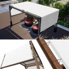 Capa para pérgola ColourTree 244 x 488 cm branca UPF50 260 g/m² Capa para pérgola ColourTree 244 x 488 cm branca UPF50 260 g/m²
