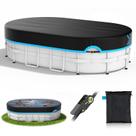 Capa para Piscina AGROAIDE 305x488 cm com Catraca Resistente Capa para Piscina AGROAIDE 305x488 cm com Catraca Resistente