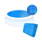 Capa Para Piscina Externa Redonda À Prova De Poeira, Cobertura De Evaporação De Água, Filme Bolha,
