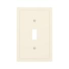 Capa para placa de interruptor simples 13 x 8 cm bege
