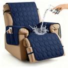 Capa para Poltrona Reclinável XINEAGE Impermeável Antiderrapante 60cm Azul