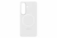 Capa para Samsung Galaxy S26 em Silicone com Ímã Branca