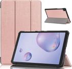 Capa para Samsung Galaxy Tab A 8.4 2020 SM-T307, capa para Galaxy Tab A 8,4 polegadas 2020, capa para Samsung Tab A 8,4 polegadas, capa fina leve tripla de couro para tablet para Tab A 8.4 2020 T307 Pink Gold