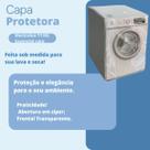 Capa para secadora electrolux 11kg stl11 sth11 transparente