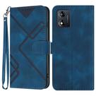 Capa para smartphone moto e13 na cor azul Capa para smartphone moto e13 na cor azul