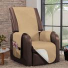 Capa para Sofa Impermeável 1 Lugar Premium Caqui-Palha