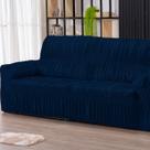Capa para Sofa Retratil 4 Lugares Malha Gel 21 Elasticos Marinho