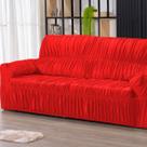 Capa para Sofa Retratil 4 Lugares Malha Gel 21 Elasticos Vermelho