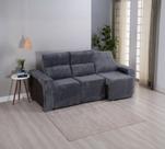 Capa Para Sofá Retrátil Reclinável Suede Veludo 3 Lugares Protetor Resistente Anti Sujeira
