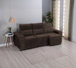 Capa Para Sofá Retrátil Reclinável Suede Veludo 3 Lugares Protetor Resistente Anti Sujeira