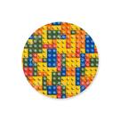 Capa para Sousplat em Tecido Jacquard Estampado Lego