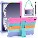 Capa para Tablet DETUOSI Galaxy Tab A9 Plus 11" Silicone Rosa