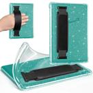 Capa para tablet IdleHands Clear Glitter para 7 polegadas com alça de mão
