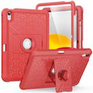 Capa para tablet MoKo iPad 11ª e 10ª geração 11/10,9", vermelha
