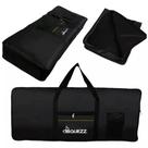 Capa Para Teclado Arranjador 5 Oitavas 61 teclas Orquezz Basic Preta Com Bolsos