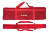 Capa Para Teclado Casio Cts Luxo Ny-600 Vermelho
