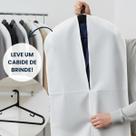 Capa Para Terno Blazers E Jaquetas Com Cabide Incluso Proteção Antipoeira Impermeável Lavável
