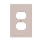 Capa para tomada Oilbiexn Bege Rosado 1 módulo placa duplex