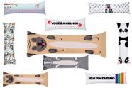 capa para travesseiro de corpo 130cm x 38cm capa avulso lavavel xuxao grande