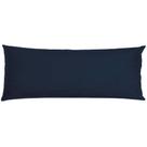 Capa Para Travesseiro De Corpo Body Pillow Veludo 40x130cm Azul Marinho