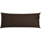 Capa Para Travesseiro De Corpo Body Pillow Veludo 40x130cm Marrom