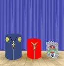 Capa Para Trio De Mesas Cilindro Patrulha Canina Kit 3 Capas - Fantasia Bras