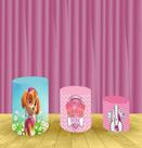 Capa Para Trio De Mesas Cilindro Patrulha Canina Kit 3 Capas - Fantasia Bras