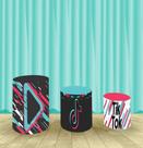 Capa Para Trio De Mesas Cilindro TikTok Kit 3 Capas - Fantasia Bras