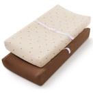 Capa para trocador Blissful Diary Muslin Cotton, pacote com 2 unidades