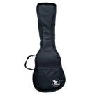 Capa para Ukulele Concert Luxo Nylon 600 Isotérmica com Bolso Chapado e Zíper Número 8 Preto