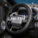 Capa para volante Noplkdss Ford F-150 39-40 cm preta