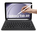 Capa Pasta Com Teclado Bluetooth + Caneta Para Tablet Galaxy A9 8.7