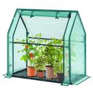 Capa PE portátil Mini Greenhouse Ohuhu 91x46x84cm