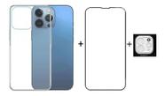 Capa + Pel 3d + Pelicula Camera Para iPhone 13 Todos Modelos Capa + Pel 3d + Pelicula Camera Para iPhone 13 Todos Modelos