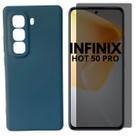 Capa + Pel Vidro 3D Priv Compativel Com Infinix Hot 50 Pro Capa + Pel Vidro 3D Priv Compativel Com Infinix Hot 50 Pro