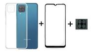 Capa + Pelicula 3d + P Camera Lente Para Samsung Galaxy M22 Capa + Pelicula 3d + P Camera Lente Para Samsung Galaxy M22