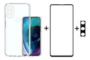 Capa + Pelicula 3d + Película Lente Camera Para Moto G71 Capa + Pelicula 3d + Película Lente Camera Para Moto G71