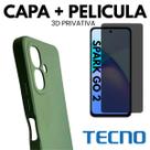 Capa + Película 3D Privativa Para Celular Tecno Spark Go 2