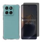Capa + Pelicula Gel Privativa Compativel P/ Moto Edge 60 5G
